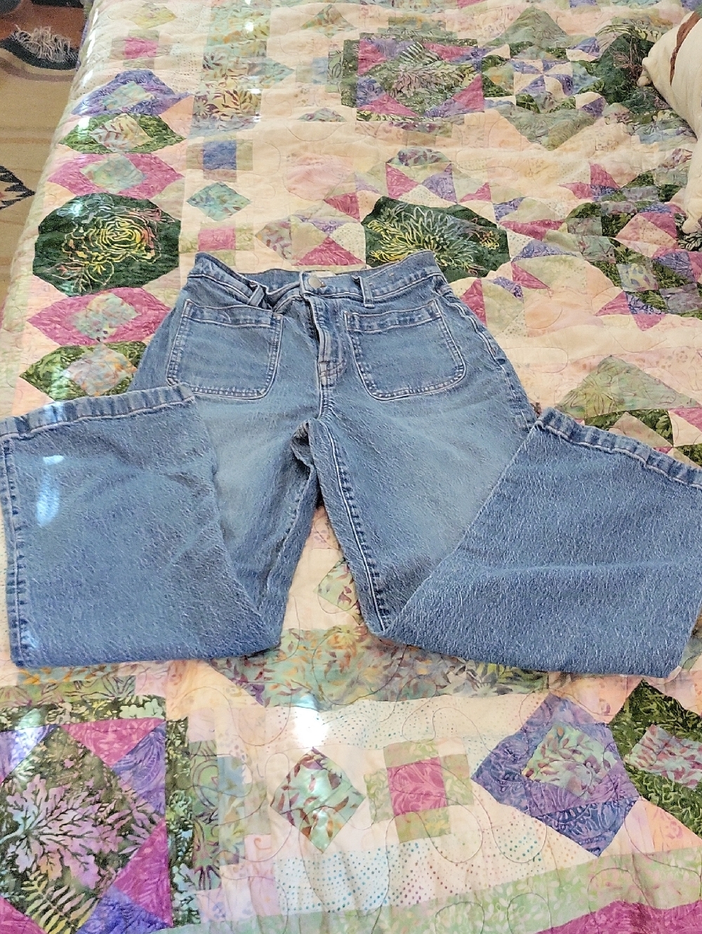 Madewell Light Blue Wide-Leg Jeans